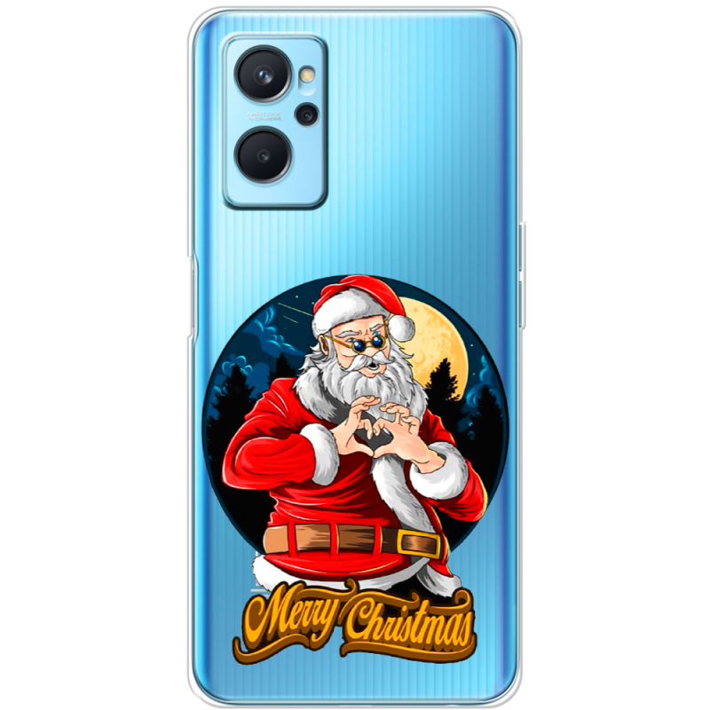 Прозрачный чехол BoxFace Realme 9i Cool Santa