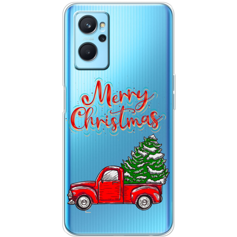 Прозрачный чехол BoxFace Realme 9i Holiday Car