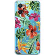 Прозрачный чехол BoxFace Realme 9i Tropical Flowers