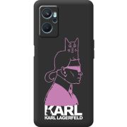 Черный чехол BoxFace Realme 9i Pink Karl