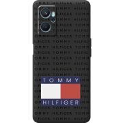 Черный чехол BoxFace Realme 9i Tommy Print