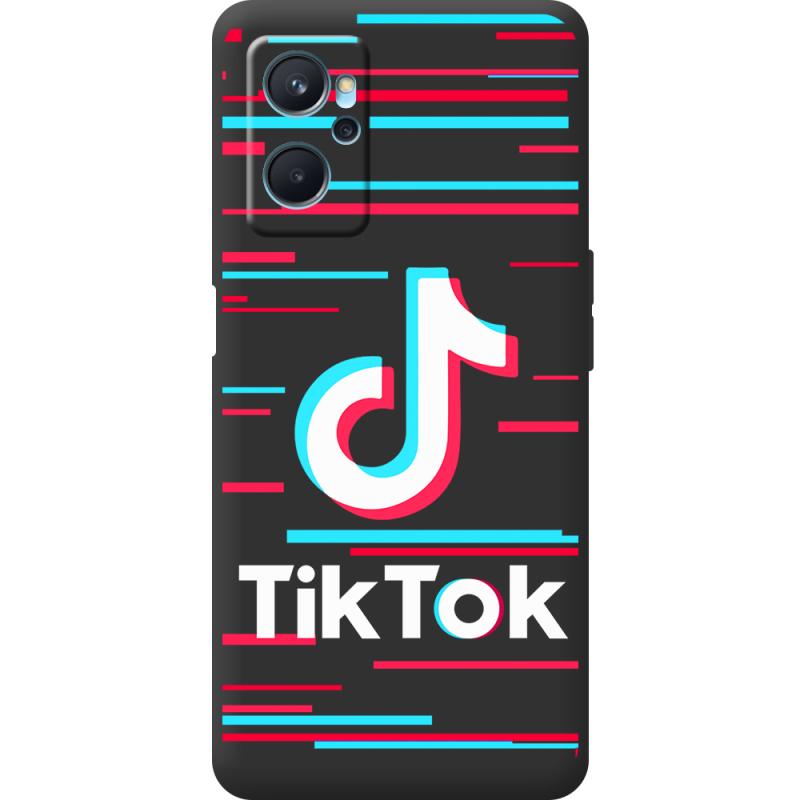 Черный чехол BoxFace Realme 9i Tik Tok