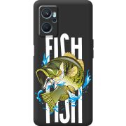 Черный чехол BoxFace Realme 9i Fish