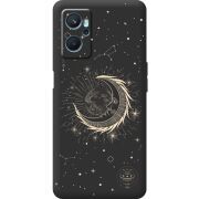 Черный чехол BoxFace Realme 9i Moon