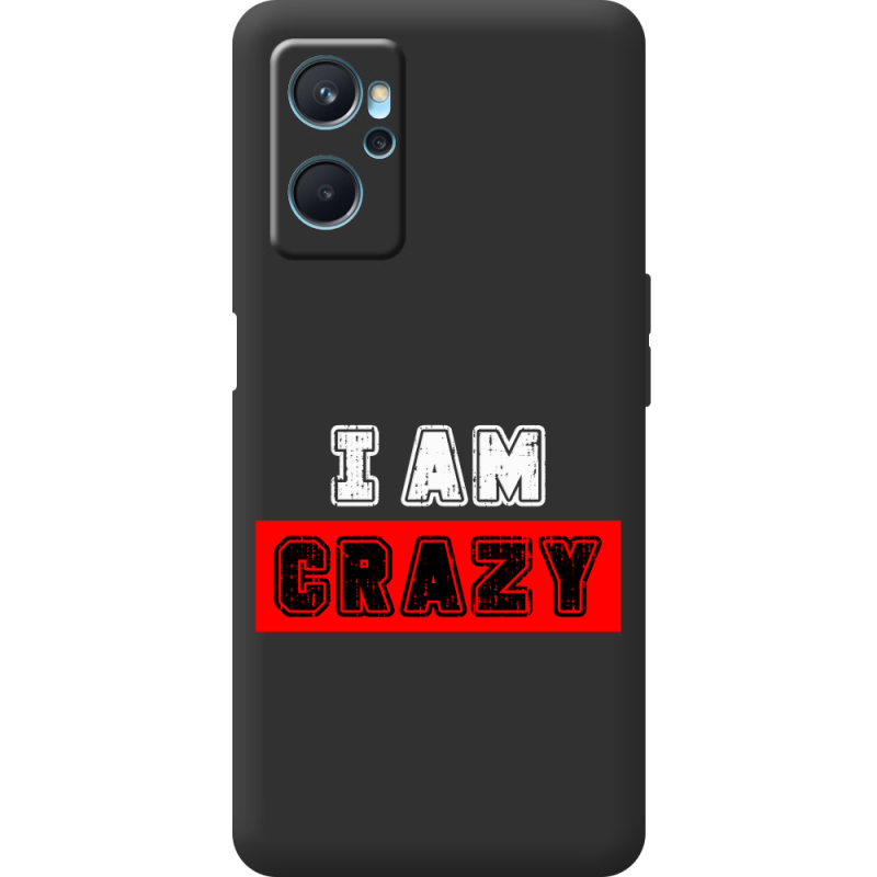 Черный чехол BoxFace Realme 9i I'm Crazy