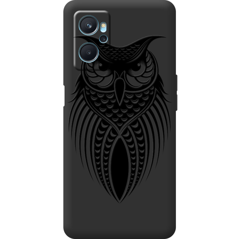 Черный чехол BoxFace Realme 9i Owl