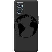 Черный чехол BoxFace Realme 9i Earth