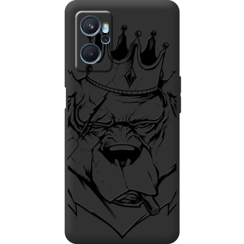 Черный чехол BoxFace Realme 9i Bear King