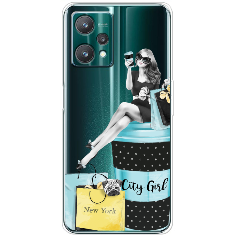 Прозрачный чехол BoxFace Realme 9 Pro City Girl