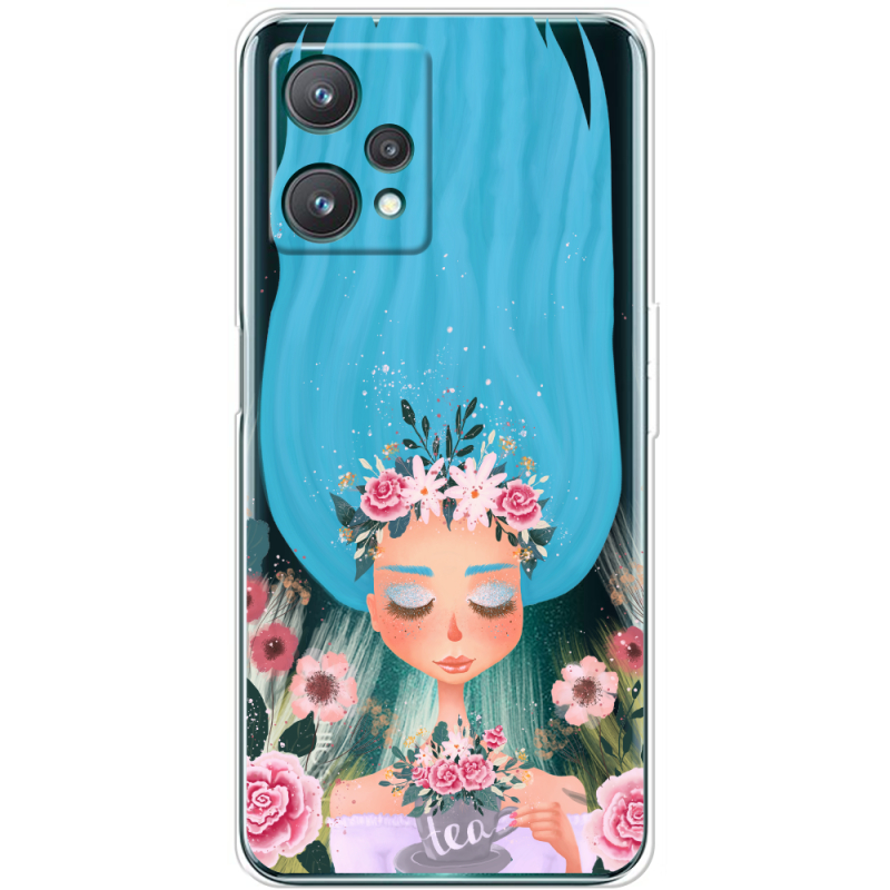 Прозрачный чехол BoxFace Realme 9 Pro Blue Hair