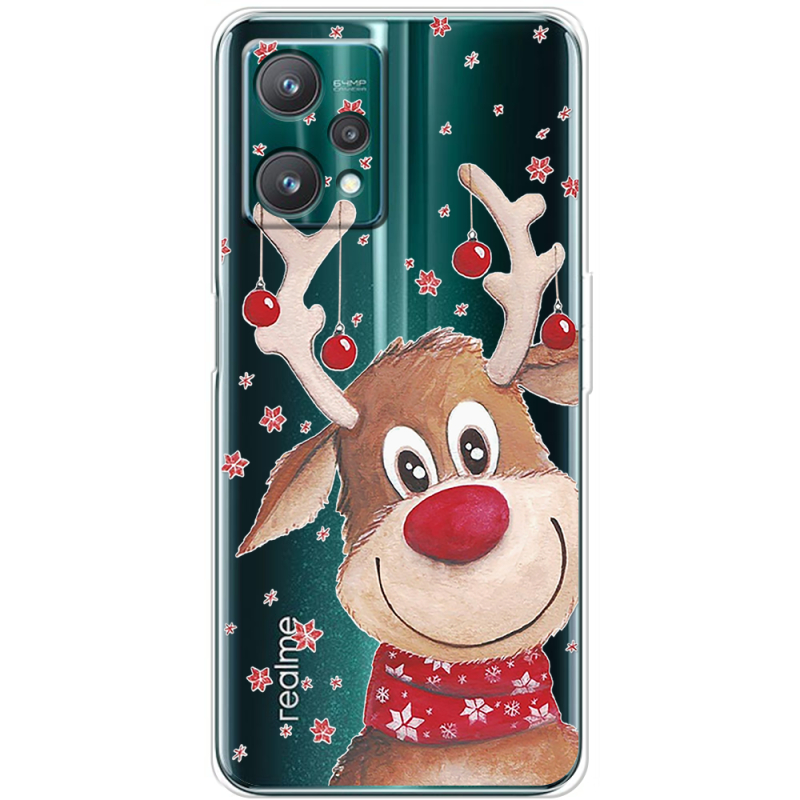 Прозрачный чехол BoxFace Realme 9 Pro Winter Deer