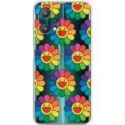 Прозрачный чехол BoxFace Realme 9 Pro Hippie Flowers