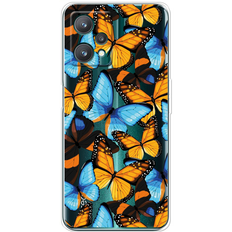 Прозрачный чехол BoxFace Realme 9 Pro Butterfly Morpho