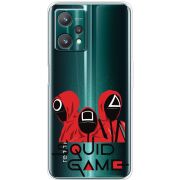 Прозрачный чехол BoxFace Realme 9 Pro siquid game люди в красном