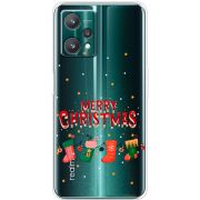 Прозрачный чехол BoxFace Realme 9 Pro Merry Christmas