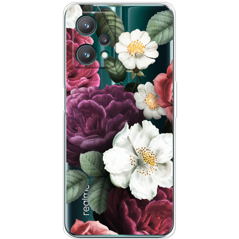 Прозрачный чехол BoxFace Realme 9 Pro Floral Dark Dreams