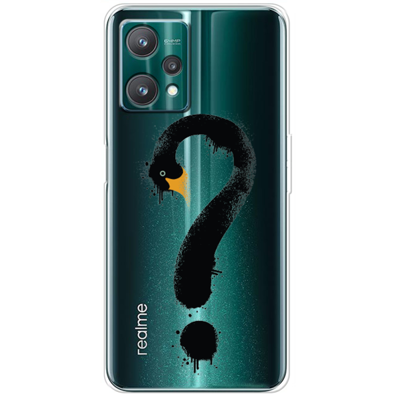 Прозрачный чехол BoxFace Realme 9 Pro Swan question