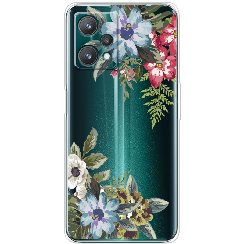 Прозрачный чехол BoxFace Realme 9 Pro Floral