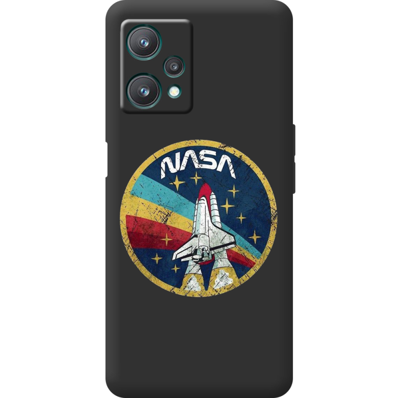 Черный чехол BoxFace Realme 9 Pro NASA