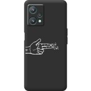 Черный чехол BoxFace Realme 9 Pro Pew Pew