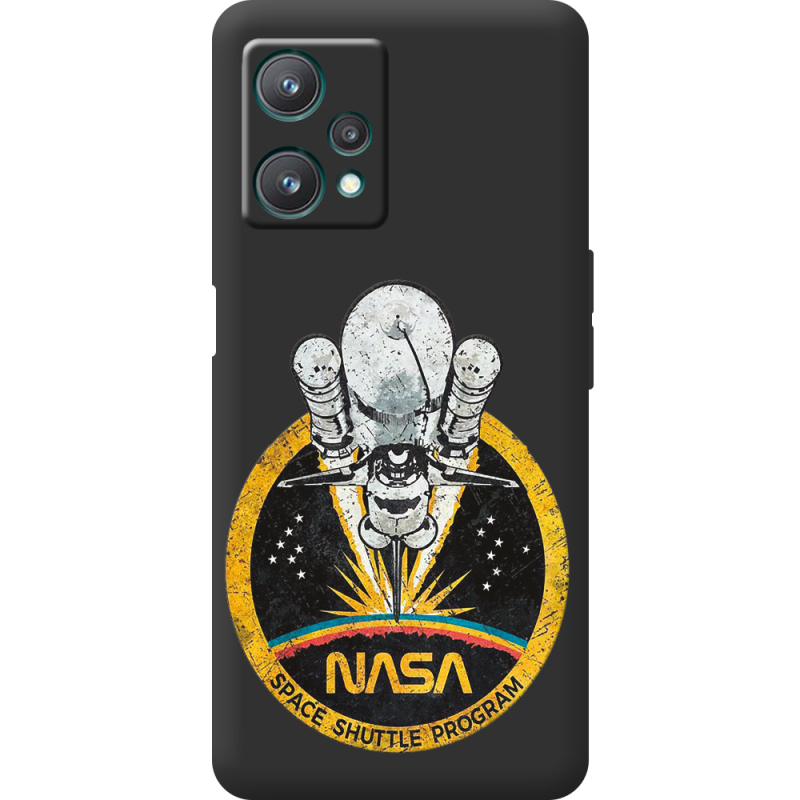 Черный чехол BoxFace Realme 9 Pro NASA Spaceship