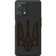 Черный чехол BoxFace Realme 9 Pro Ukrainian Trident
