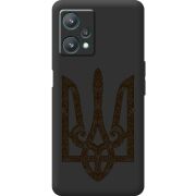 Черный чехол BoxFace Realme 9 Pro Ukrainian Trident