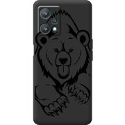 Черный чехол BoxFace Realme 9 Pro Grizzly Bear