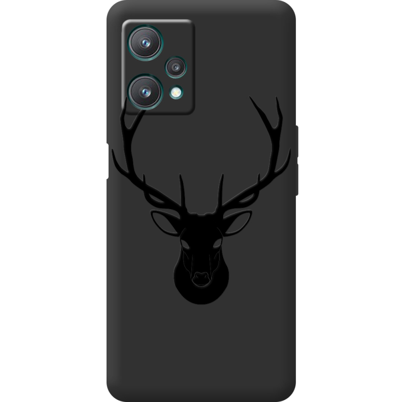 Черный чехол BoxFace Realme 9 Pro Deer