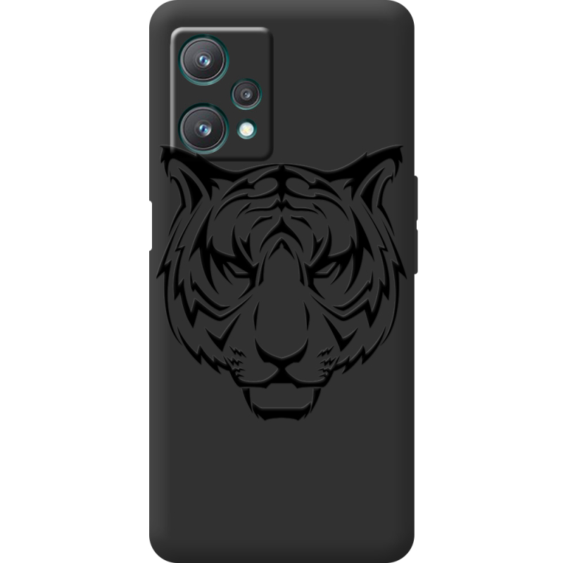 Черный чехол BoxFace Realme 9 Pro Tiger