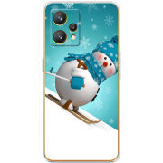 Чехол BoxFace Realme 9 Skier Snowman