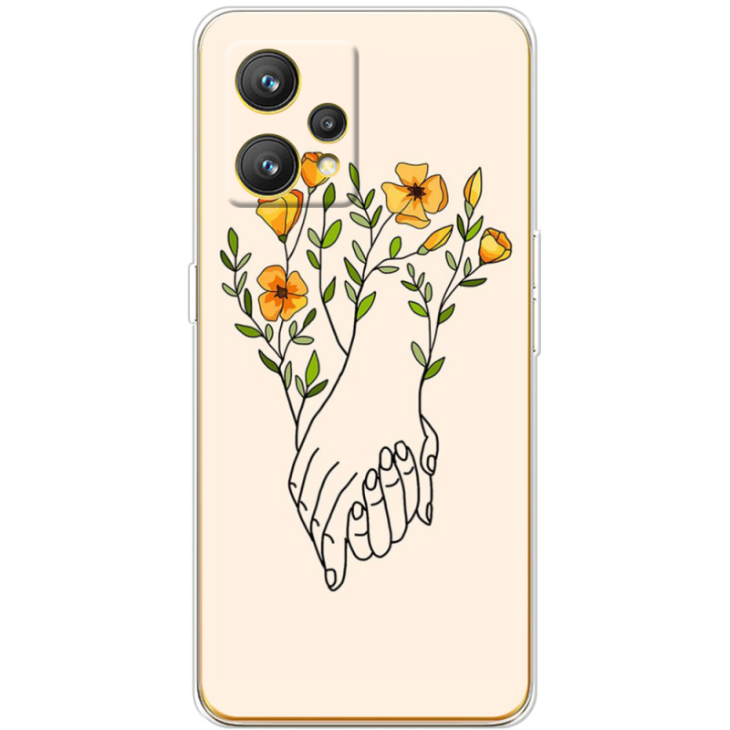 Чехол BoxFace Realme 9 Flower Hands