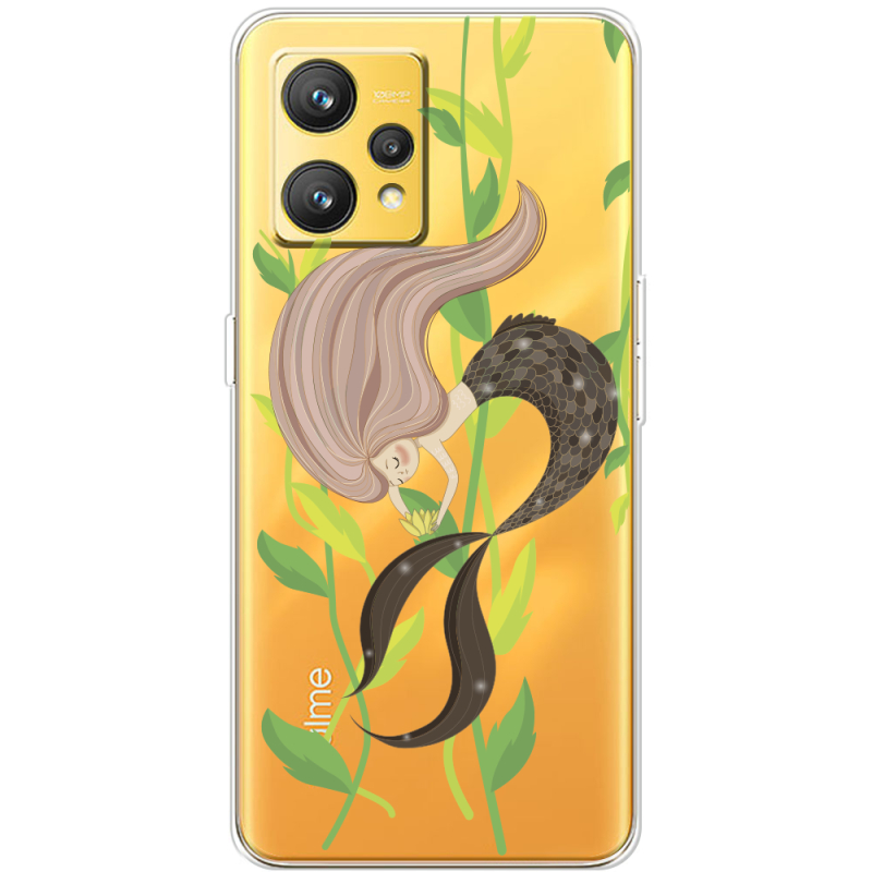 Прозрачный чехол BoxFace Realme 9 Cute Mermaid