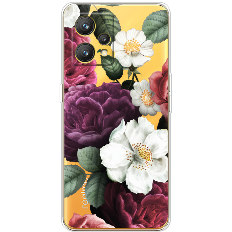 Прозрачный чехол BoxFace Realme 9 Floral Dark Dreams