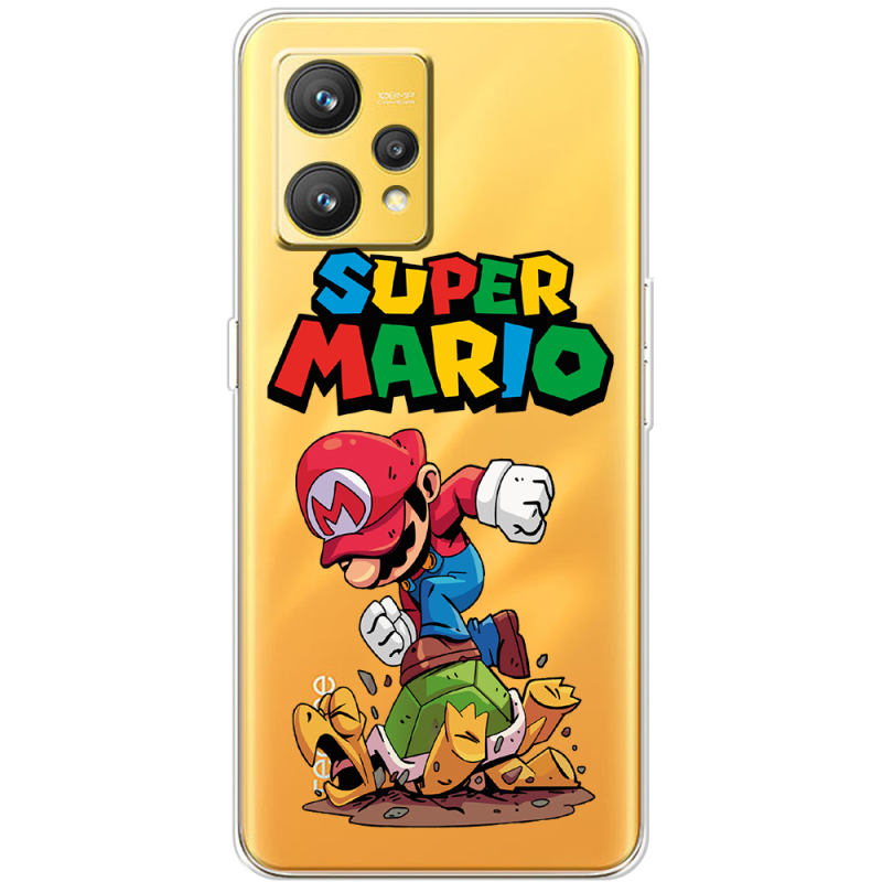 Прозрачный чехол BoxFace Realme 9 Super Mario