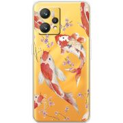 Прозрачный чехол BoxFace Realme 9 Japanese Koi Fish