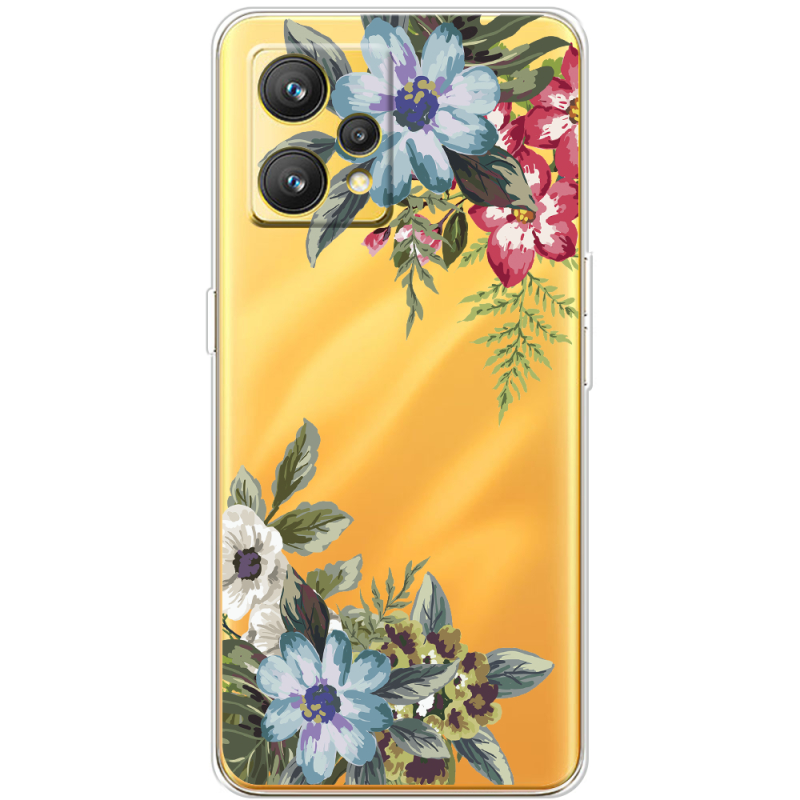 Прозрачный чехол BoxFace Realme 9 Floral