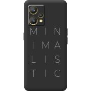 Черный чехол BoxFace Realme 9 Minimalistic