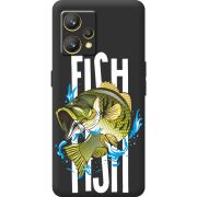 Черный чехол BoxFace Realme 9 Fish