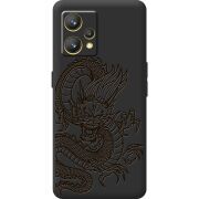 Черный чехол BoxFace Realme 9 Chinese Dragon