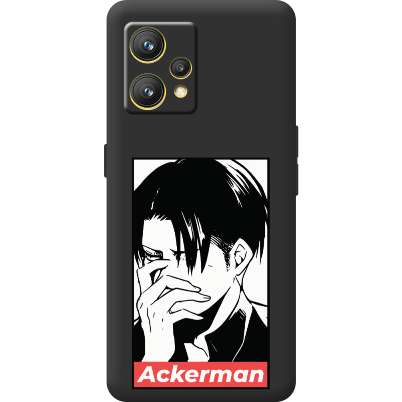 Черный чехол BoxFace Realme 9 Attack On Titan - Ackerman