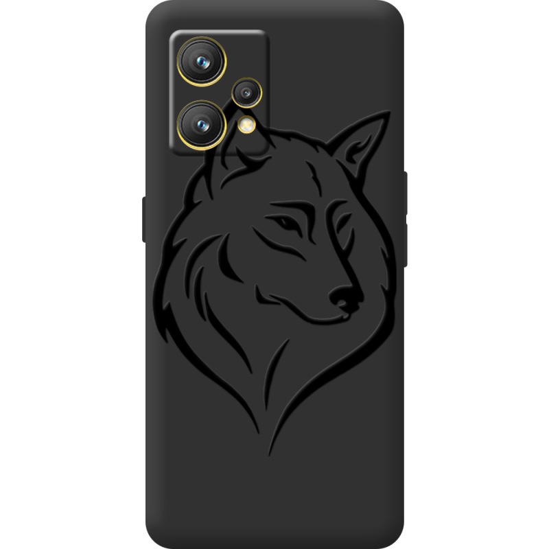 Черный чехол BoxFace Realme 9 Wolf