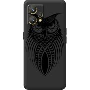 Черный чехол BoxFace Realme 9 Owl
