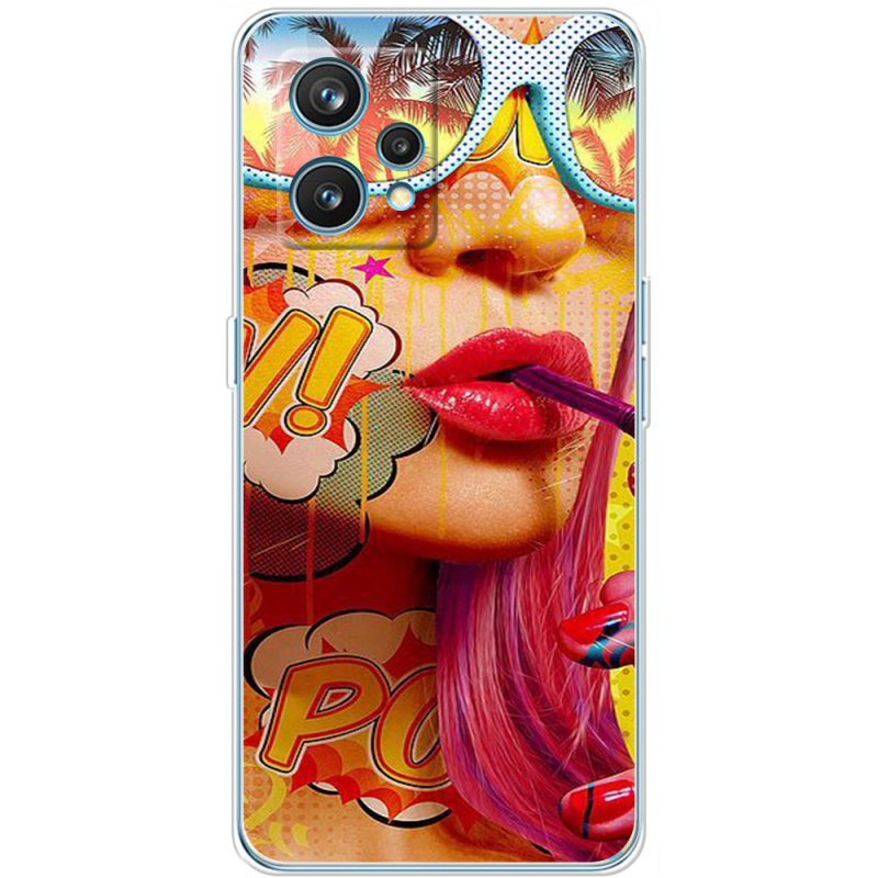 Чехол BoxFace Realme 9 Pro Plus Yellow Girl Pop Art