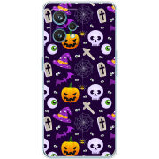 Чехол BoxFace Realme 9 Pro Plus Halloween Purple Mood