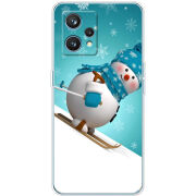 Чехол BoxFace Realme 9 Pro Plus Skier Snowman