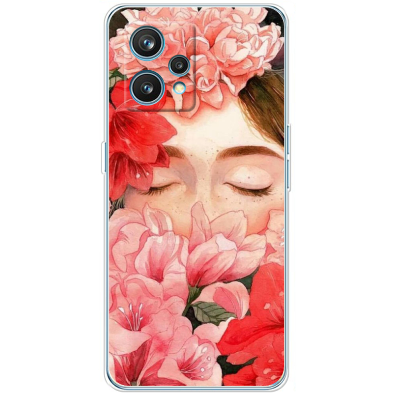 Чехол BoxFace Realme 9 Pro Plus Girl in Flowers