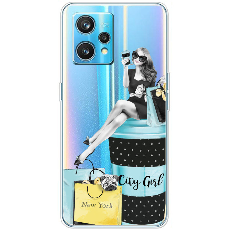 Прозрачный чехол BoxFace Realme 9 Pro Plus City Girl