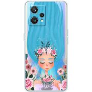 Прозрачный чехол BoxFace Realme 9 Pro Plus Blue Hair