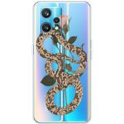 Прозрачный чехол BoxFace Realme 9 Pro Plus Glamor Snake